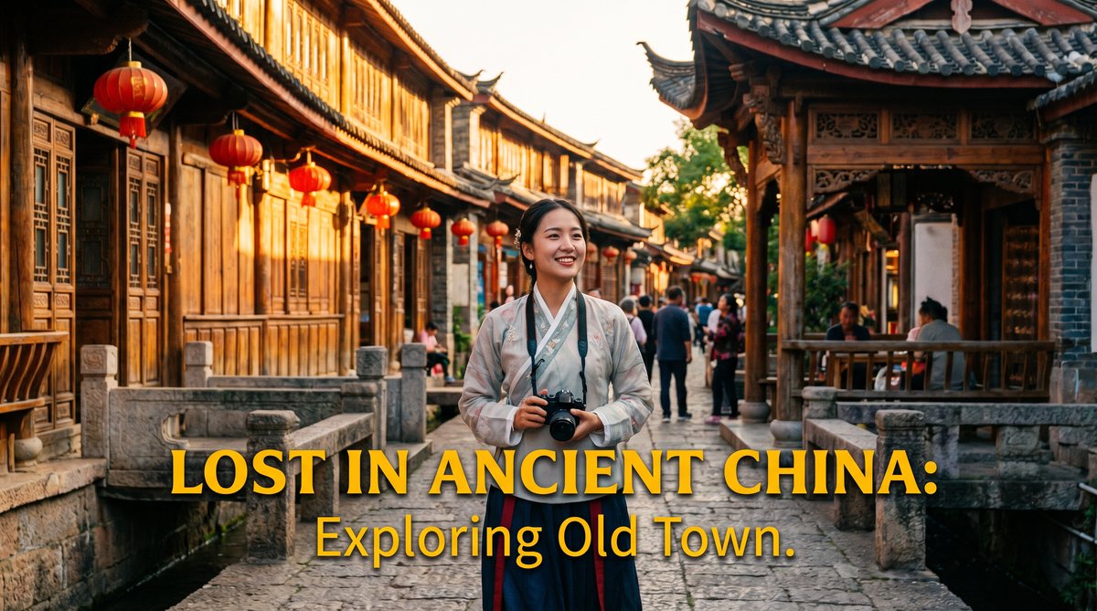 老虎菜旅行VLOG视频《古镇探秘》
